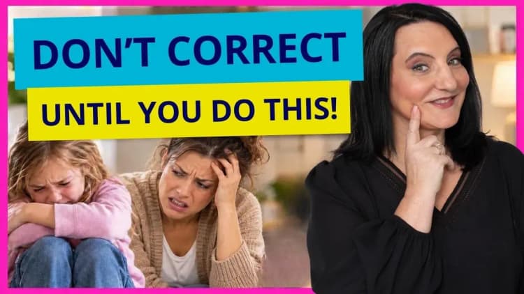 Dysregulated Kids podcast episode about correcting your child in the heat of the moment