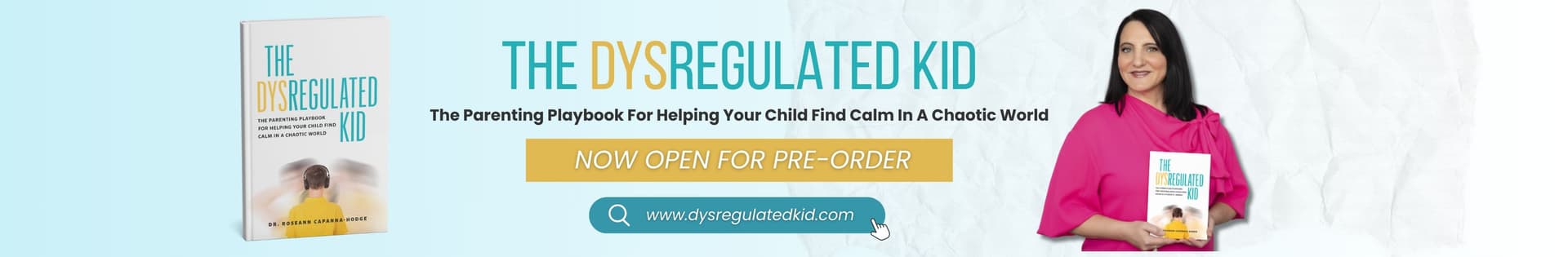 The Dysregulated Kid book banner