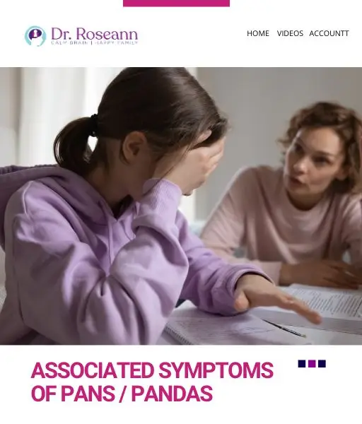 Teenage girl in purple hoodie looking down at worksheet with supportive adult beside her