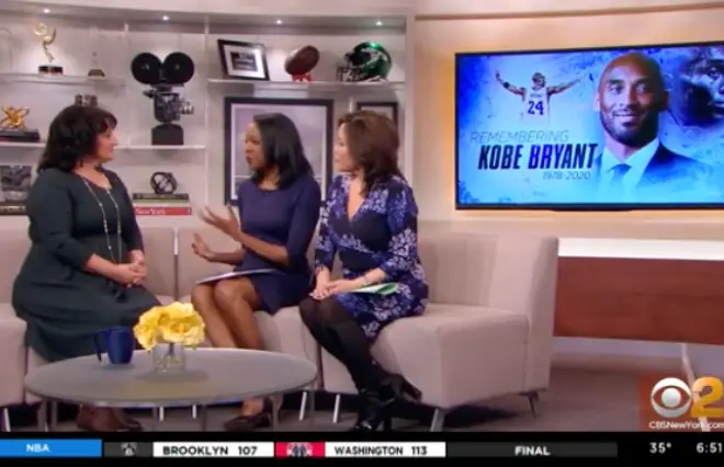 Dr. Roseann Capanna-Hodge appearing on CBS2 talk show segment