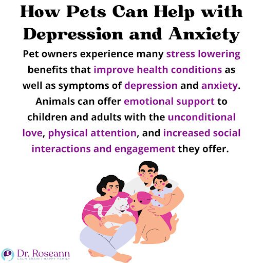 how pets can help with depression and anxiety