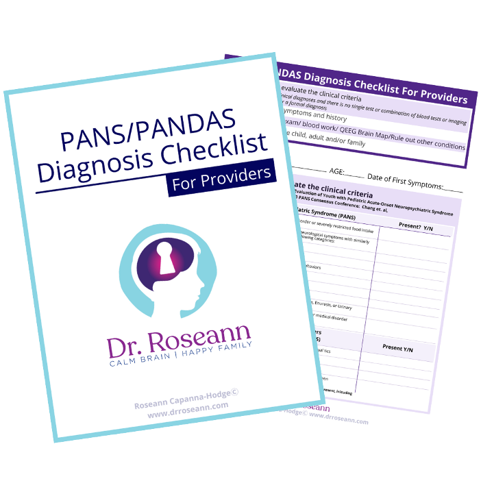 PANS/PANDAS Diagnosis Checklist