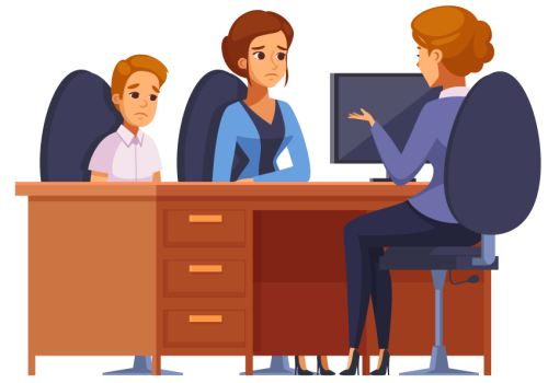 Two individuals engaging in conversation during the BrainBehaviorReset™ Program.