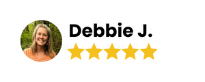 Debbie j's glowing 5-star Client Testimonial.