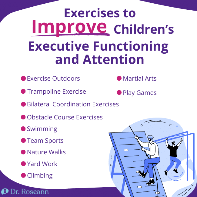 Exercises to Improve Children's Executive Functioning and Attention