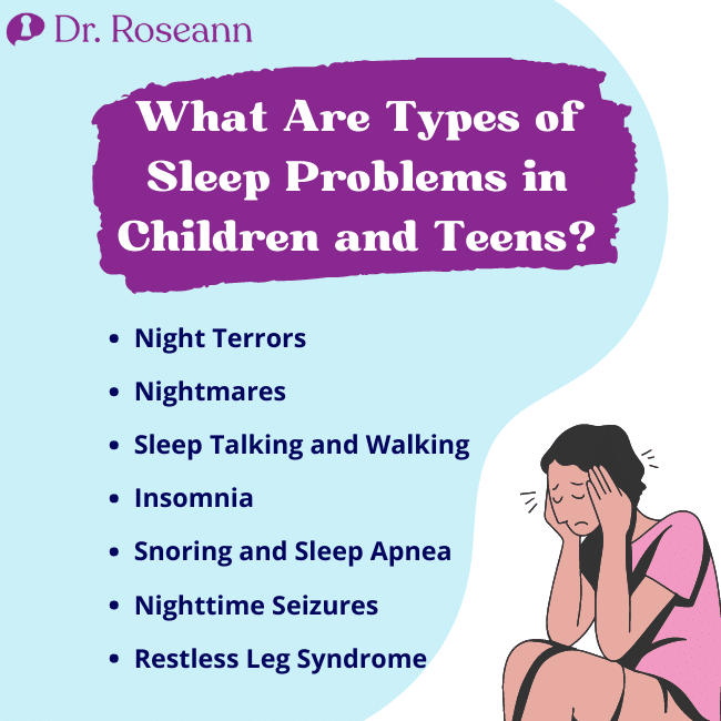 What Are Types of Sleep Problems in Children and Teens?