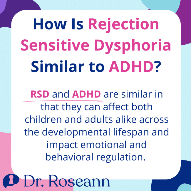 How Is Rejection Sensitive Dysphoria Similar to ADHD