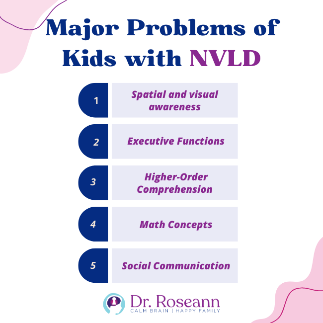 Major Problems of Kids with NVLD