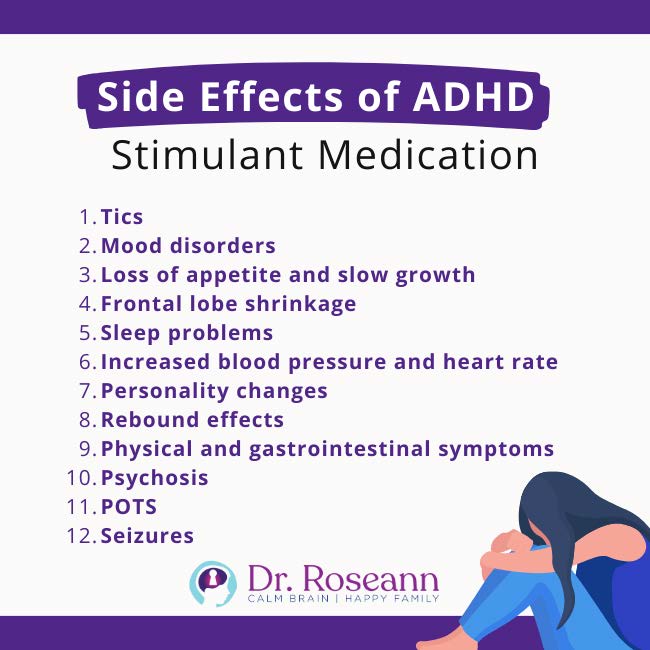 Side effects of ADHD stimulant medication - Clinical Guide.