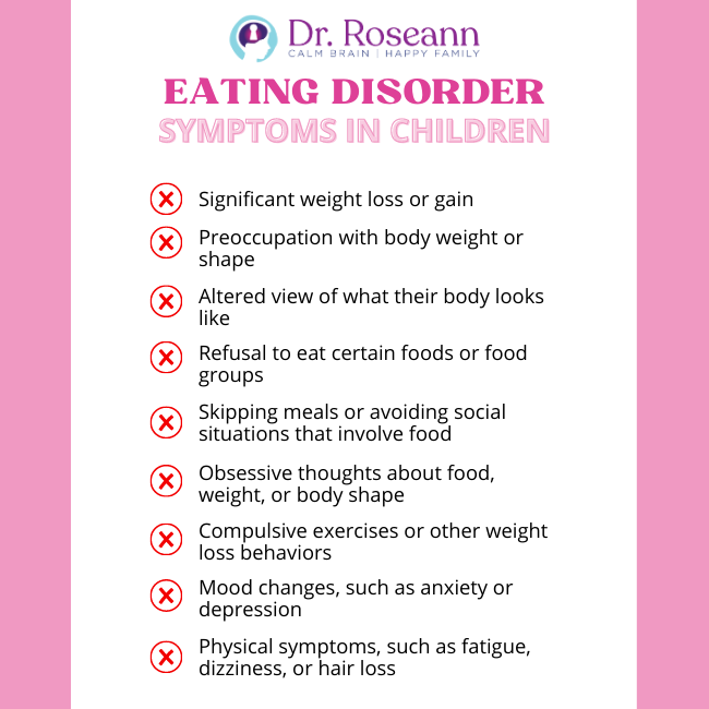 Eating Disorder Symptoms in Children
