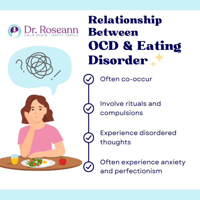 Relationship between OCD and eating disorders