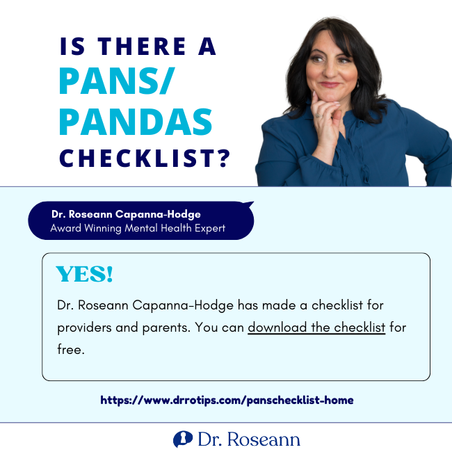 Is there a PANSPANDAS Checklist