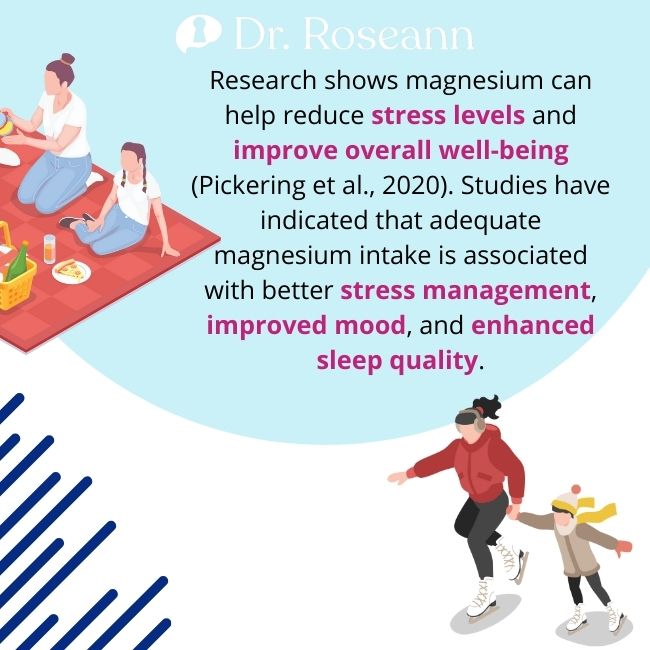 Research shows magnesium can help reduce stress levels 