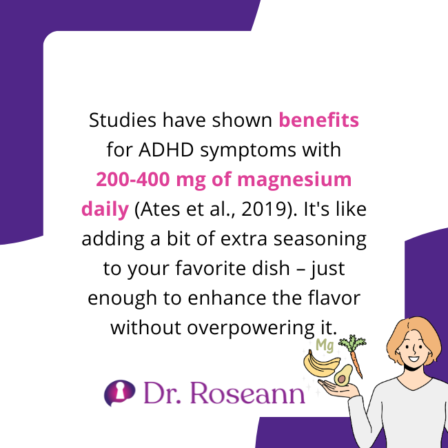 Magnesium benefits for ADHD Symptoms