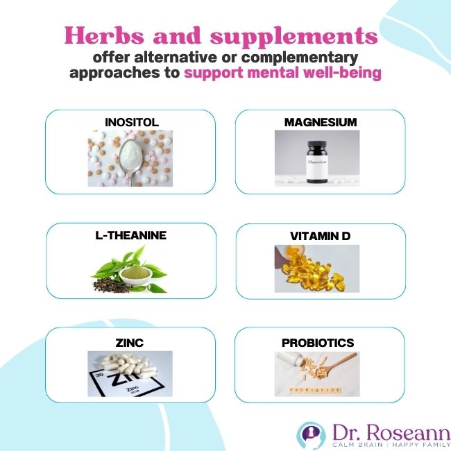 Herbs and Supplements for Stress, Mood, and Intrusive Thoughts