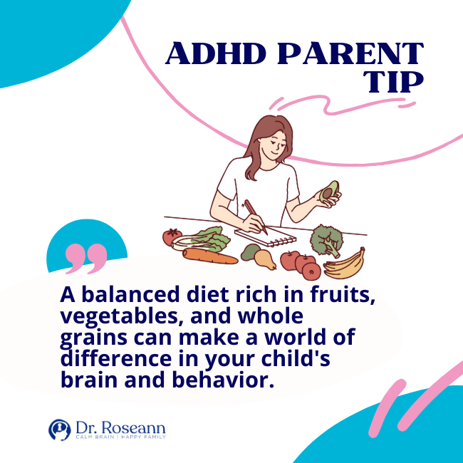 Balanced nutrition for ADHD child
