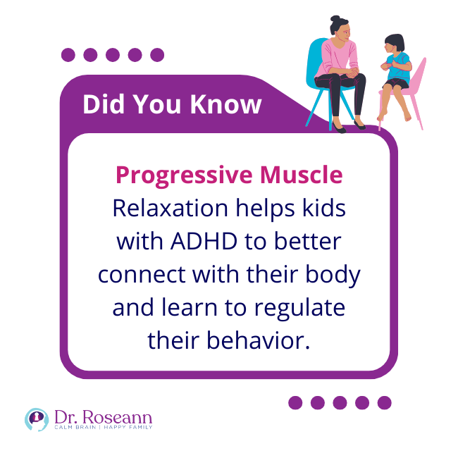 Progressive muscle relaxation helps kids with adhd
