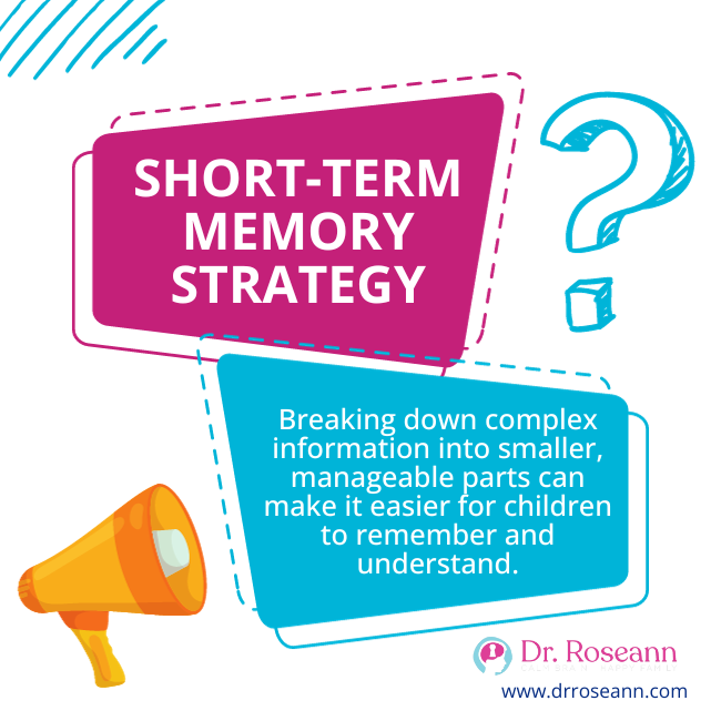 short term memory strategy