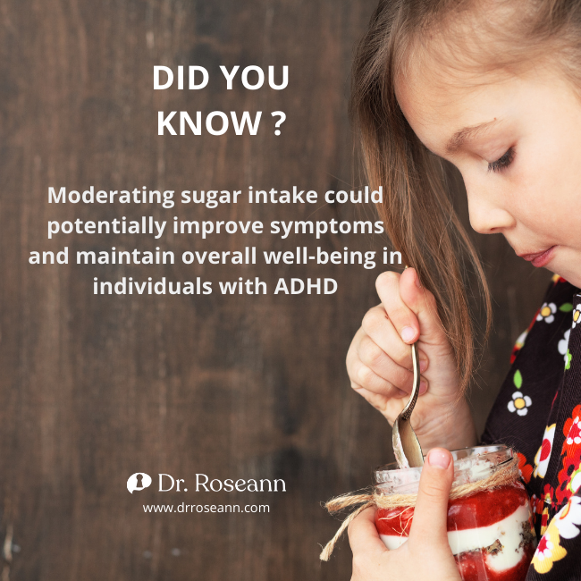 moderating sugar intake