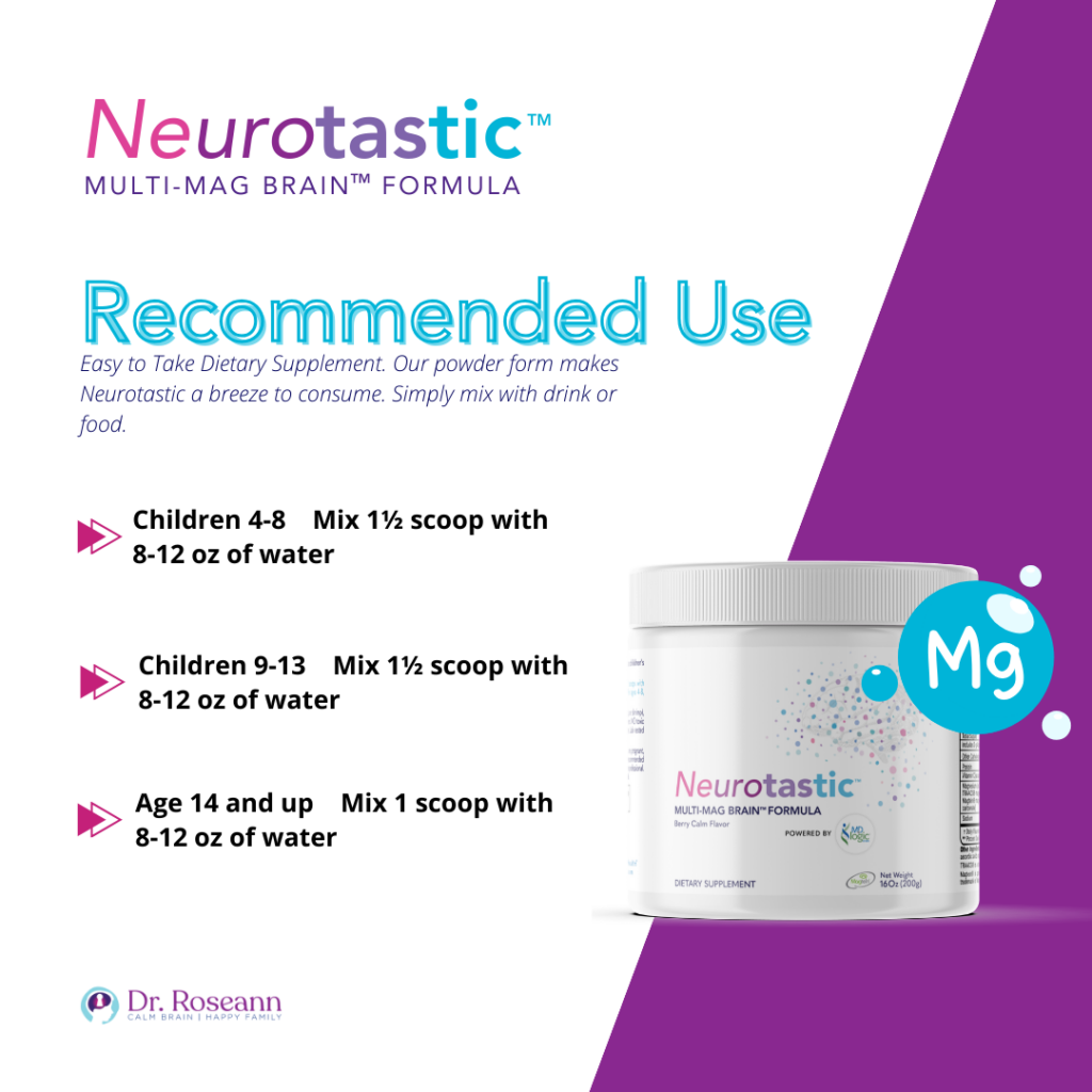 Neurotastic Recommended use