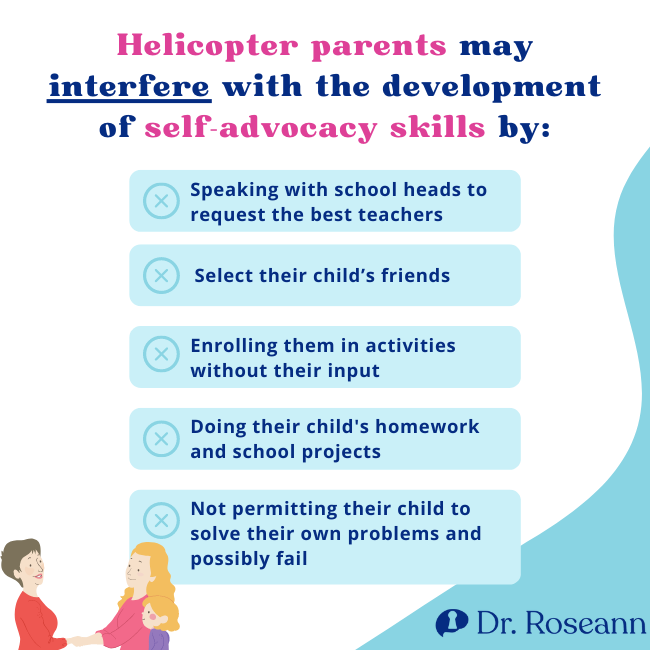 helicopter parents may interfere
