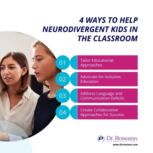 4 Ways to Help Neurodivergent Kids in the Classroom list out