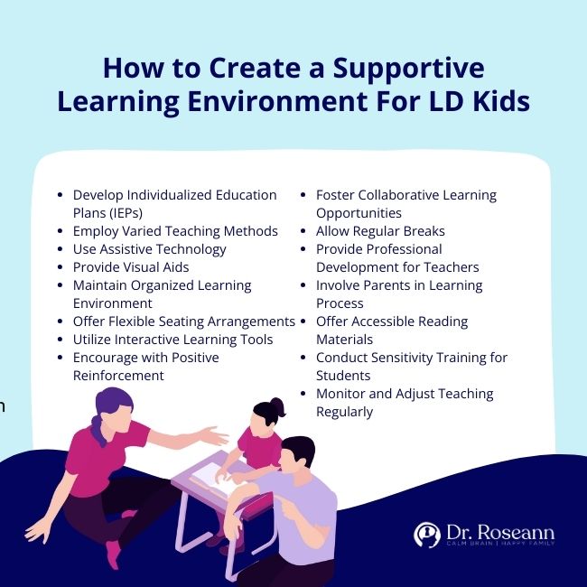 How to Create a Supportive Learning Environment For LD Kids