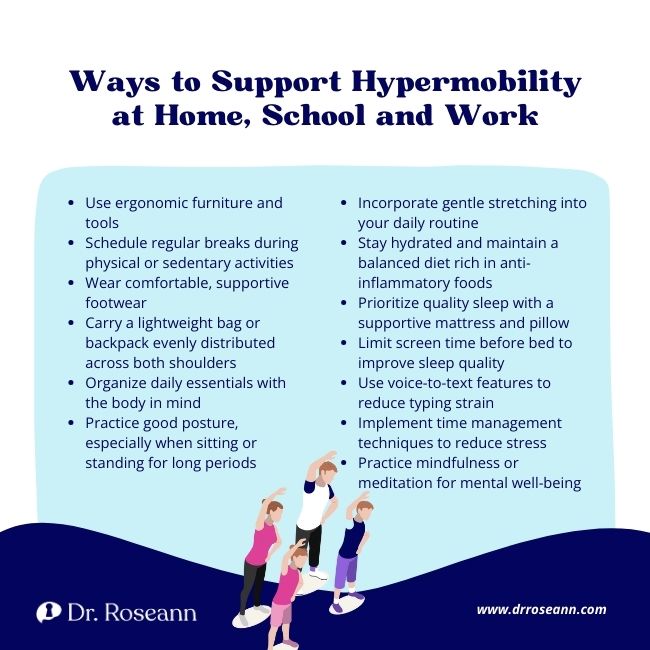 Ways to Support Hypermobility at Home, School and Work