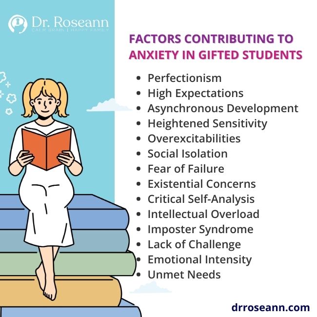 Factors contributing to anxiety in gifted students