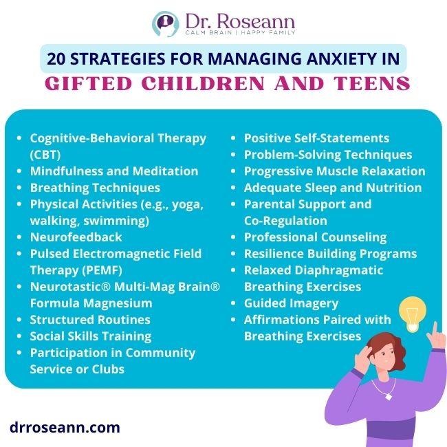 20 Strategies for Managing Anxiety in Gifted Children and Teens