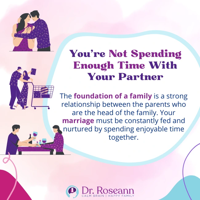 Not spending enough time with your spouse can lead you to become a helicopter parent