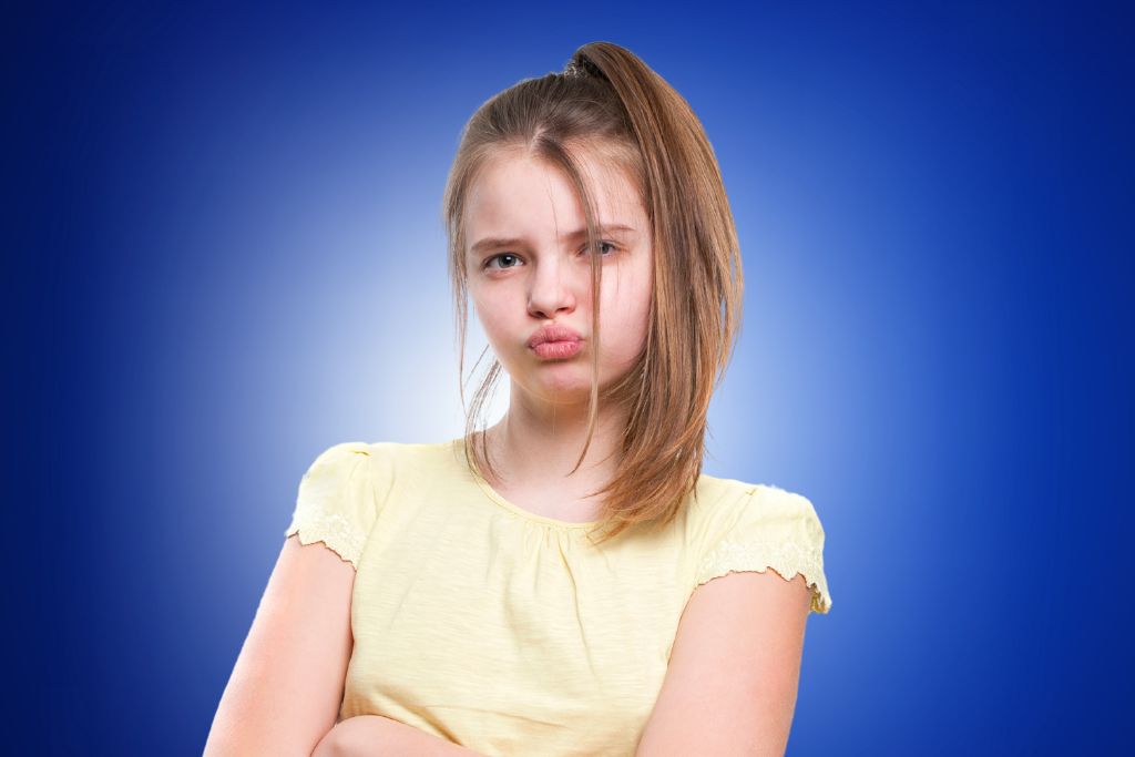 angry frustrated teen