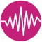 Anxiety Case Study: An emi-branded pink circle.