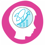 A head displaying PANS symptoms observed in a case study.