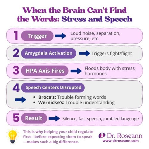 Communication During Dysregulation: Brain and Speech Response